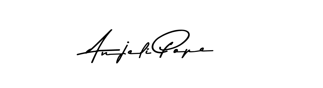 if you are searching for the best signature style for your name Anjeli Pope. so please give up your signature search. here we have designed multiple signature styles  using Asem Kandis PERSONAL USE. Anjeli Pope signature style 9 images and pictures png