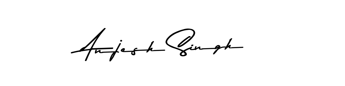 Make a beautiful signature design for name Anjesh Singh. Use this online signature maker to create a handwritten signature for free. Anjesh Singh signature style 9 images and pictures png