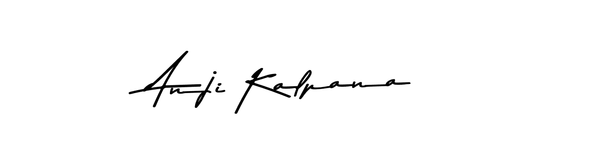 Use a signature maker to create a handwritten signature online. With this signature software, you can design (Asem Kandis PERSONAL USE) your own signature for name Anji Kalpana. Anji Kalpana signature style 9 images and pictures png