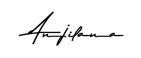 Anjilana stylish signature style. Best Handwritten Sign (Asem Kandis PERSONAL USE) for my name. Handwritten Signature Collection Ideas for my name Anjilana. Anjilana signature style 9 images and pictures png