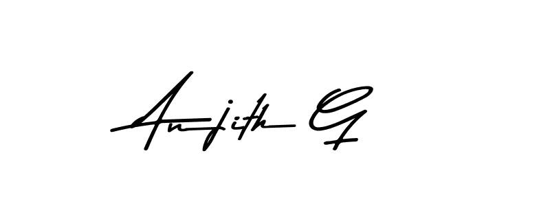 The best way (Asem Kandis PERSONAL USE) to make a short signature is to pick only two or three words in your name. The name Anjith G include a total of six letters. For converting this name. Anjith G signature style 9 images and pictures png