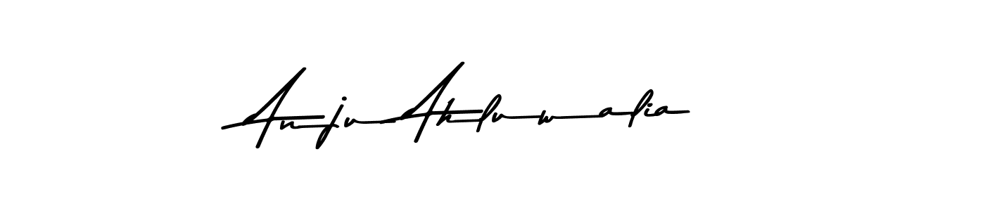 The best way (Asem Kandis PERSONAL USE) to make a short signature is to pick only two or three words in your name. The name Anju Ahluwalia include a total of six letters. For converting this name. Anju Ahluwalia signature style 9 images and pictures png