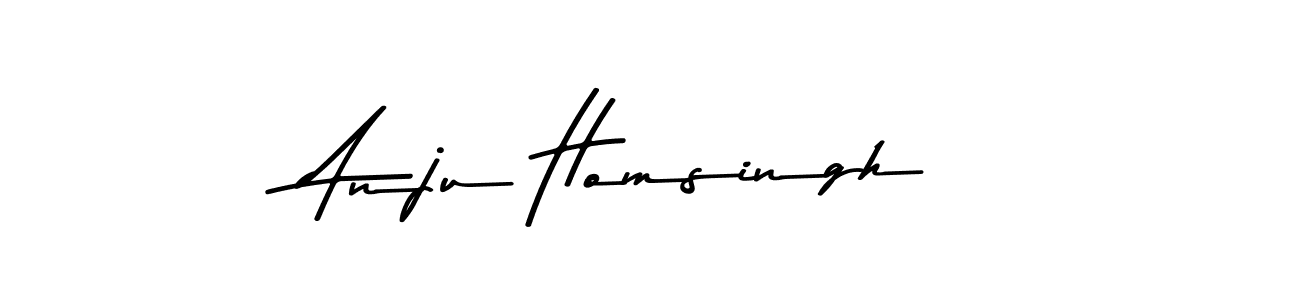 It looks lik you need a new signature style for name Anju Homsingh. Design unique handwritten (Asem Kandis PERSONAL USE) signature with our free signature maker in just a few clicks. Anju Homsingh signature style 9 images and pictures png