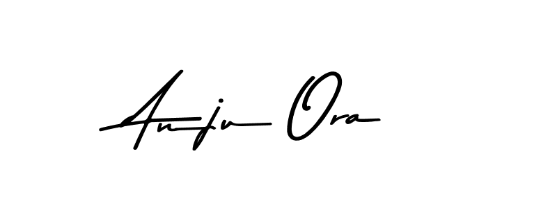 Create a beautiful signature design for name Anju Ora. With this signature (Asem Kandis PERSONAL USE) fonts, you can make a handwritten signature for free. Anju Ora signature style 9 images and pictures png