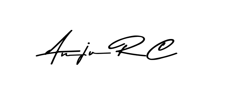 Design your own signature with our free online signature maker. With this signature software, you can create a handwritten (Asem Kandis PERSONAL USE) signature for name Anju R C. Anju R C signature style 9 images and pictures png