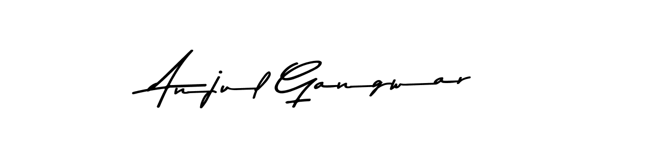 How to Draw Anjul Gangwar signature style? Asem Kandis PERSONAL USE is a latest design signature styles for name Anjul Gangwar. Anjul Gangwar signature style 9 images and pictures png