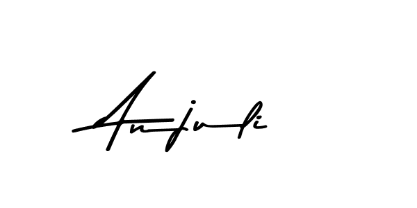 Design your own signature with our free online signature maker. With this signature software, you can create a handwritten (Asem Kandis PERSONAL USE) signature for name Anjuli. Anjuli signature style 9 images and pictures png