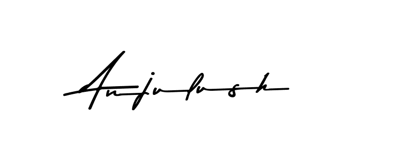 Use a signature maker to create a handwritten signature online. With this signature software, you can design (Asem Kandis PERSONAL USE) your own signature for name Anjulush. Anjulush signature style 9 images and pictures png