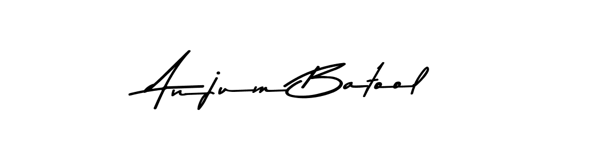 Make a beautiful signature design for name Anjum Batool. With this signature (Asem Kandis PERSONAL USE) style, you can create a handwritten signature for free. Anjum Batool signature style 9 images and pictures png