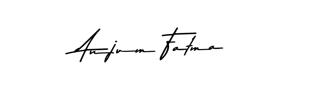 Design your own signature with our free online signature maker. With this signature software, you can create a handwritten (Asem Kandis PERSONAL USE) signature for name Anjum Fatma. Anjum Fatma signature style 9 images and pictures png