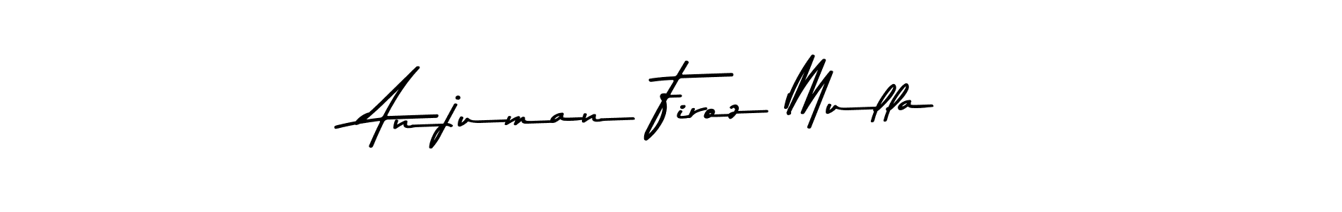 This is the best signature style for the Anjuman Firoz Mulla name. Also you like these signature font (Asem Kandis PERSONAL USE). Mix name signature. Anjuman Firoz Mulla signature style 9 images and pictures png