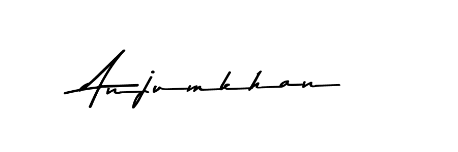 Make a beautiful signature design for name Anjumkhan. With this signature (Asem Kandis PERSONAL USE) style, you can create a handwritten signature for free. Anjumkhan signature style 9 images and pictures png