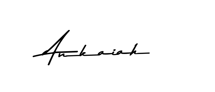How to make Ankaiah name signature. Use Asem Kandis PERSONAL USE style for creating short signs online. This is the latest handwritten sign. Ankaiah signature style 9 images and pictures png