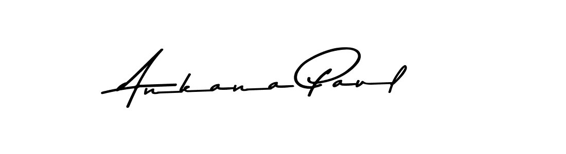 Use a signature maker to create a handwritten signature online. With this signature software, you can design (Asem Kandis PERSONAL USE) your own signature for name Ankana Paul. Ankana Paul signature style 9 images and pictures png