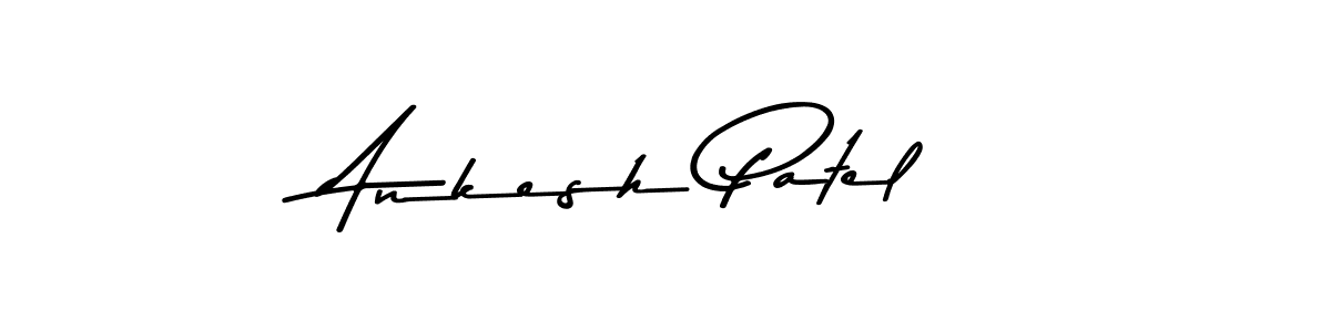Create a beautiful signature design for name Ankesh Patel. With this signature (Asem Kandis PERSONAL USE) fonts, you can make a handwritten signature for free. Ankesh Patel signature style 9 images and pictures png
