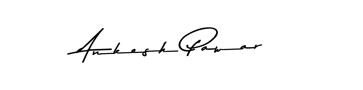 The best way (Asem Kandis PERSONAL USE) to make a short signature is to pick only two or three words in your name. The name Ankesh Pawar include a total of six letters. For converting this name. Ankesh Pawar signature style 9 images and pictures png
