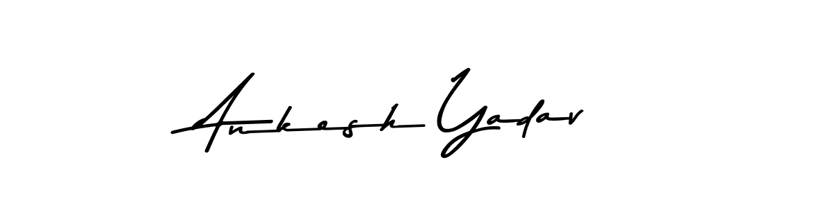 Design your own signature with our free online signature maker. With this signature software, you can create a handwritten (Asem Kandis PERSONAL USE) signature for name Ankesh Yadav. Ankesh Yadav signature style 9 images and pictures png