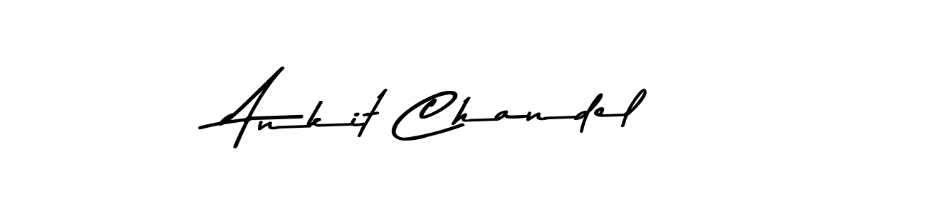 Make a beautiful signature design for name Ankit Chandel. With this signature (Asem Kandis PERSONAL USE) style, you can create a handwritten signature for free. Ankit Chandel signature style 9 images and pictures png