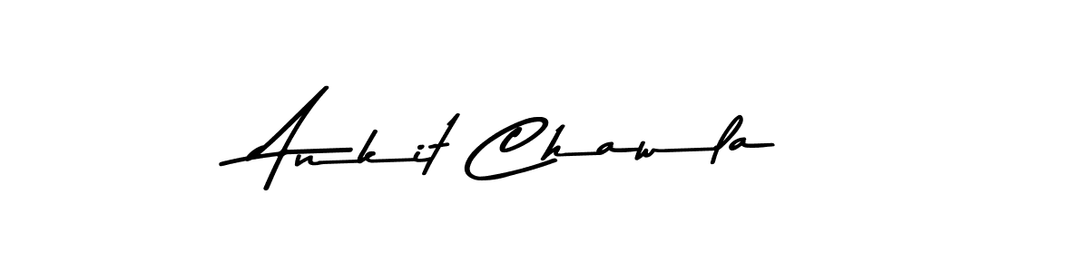Design your own signature with our free online signature maker. With this signature software, you can create a handwritten (Asem Kandis PERSONAL USE) signature for name Ankit Chawla. Ankit Chawla signature style 9 images and pictures png