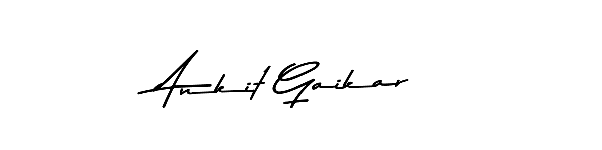 How to make Ankit Gaikar signature? Asem Kandis PERSONAL USE is a professional autograph style. Create handwritten signature for Ankit Gaikar name. Ankit Gaikar signature style 9 images and pictures png