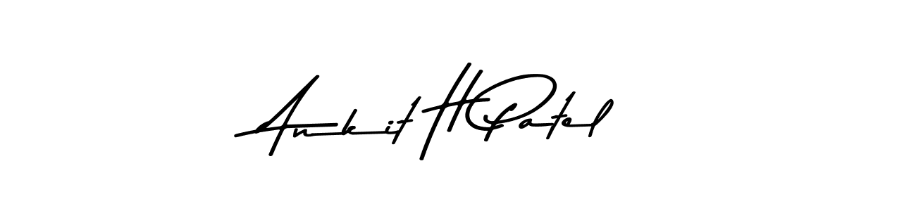 It looks lik you need a new signature style for name Ankit H Patel. Design unique handwritten (Asem Kandis PERSONAL USE) signature with our free signature maker in just a few clicks. Ankit H Patel signature style 9 images and pictures png