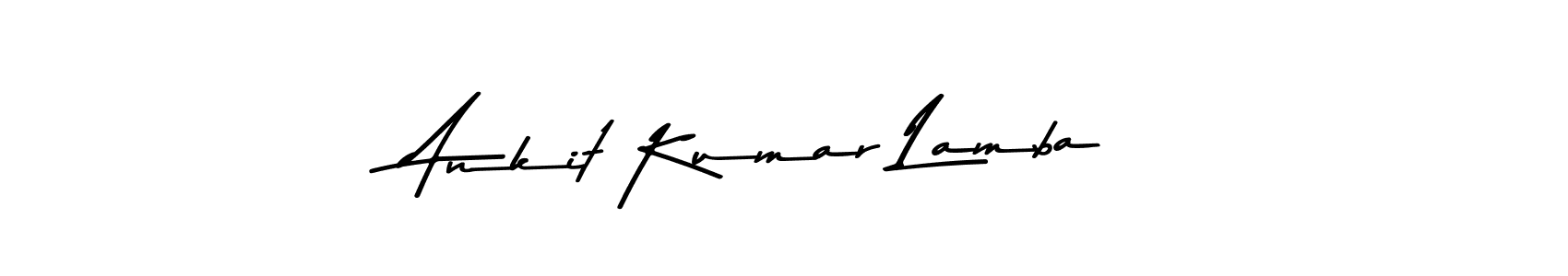 Also we have Ankit Kumar Lamba name is the best signature style. Create professional handwritten signature collection using Asem Kandis PERSONAL USE autograph style. Ankit Kumar Lamba signature style 9 images and pictures png