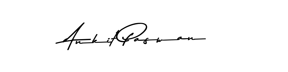 How to make Ankit Paswan name signature. Use Asem Kandis PERSONAL USE style for creating short signs online. This is the latest handwritten sign. Ankit Paswan signature style 9 images and pictures png