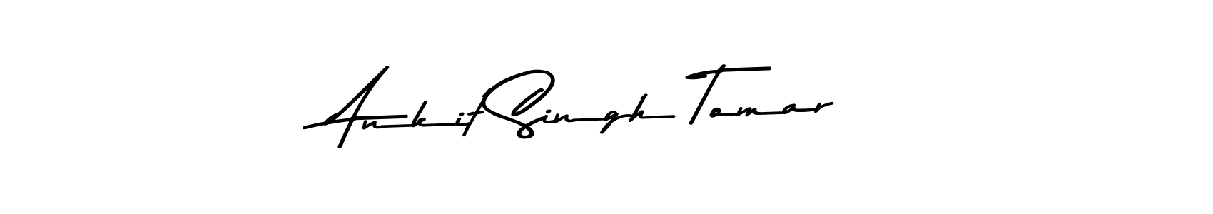 The best way (Asem Kandis PERSONAL USE) to make a short signature is to pick only two or three words in your name. The name Ankit Singh Tomar include a total of six letters. For converting this name. Ankit Singh Tomar signature style 9 images and pictures png