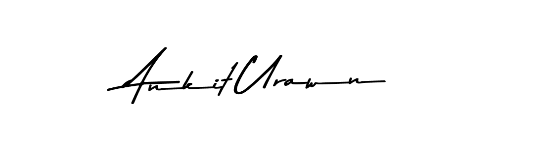 This is the best signature style for the Ankit Urawn name. Also you like these signature font (Asem Kandis PERSONAL USE). Mix name signature. Ankit Urawn signature style 9 images and pictures png