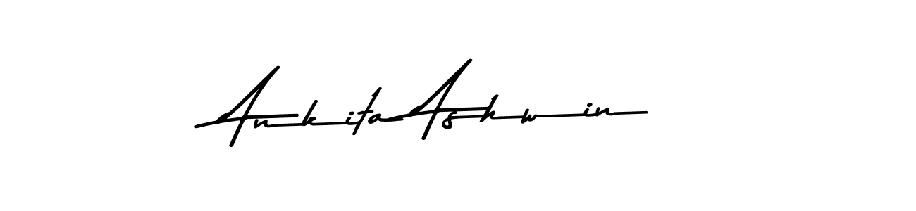 Use a signature maker to create a handwritten signature online. With this signature software, you can design (Asem Kandis PERSONAL USE) your own signature for name Ankita Ashwin. Ankita Ashwin signature style 9 images and pictures png