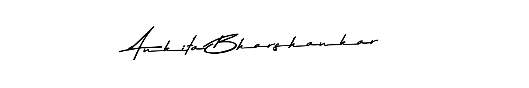 if you are searching for the best signature style for your name Ankita Bharshankar. so please give up your signature search. here we have designed multiple signature styles  using Asem Kandis PERSONAL USE. Ankita Bharshankar signature style 9 images and pictures png
