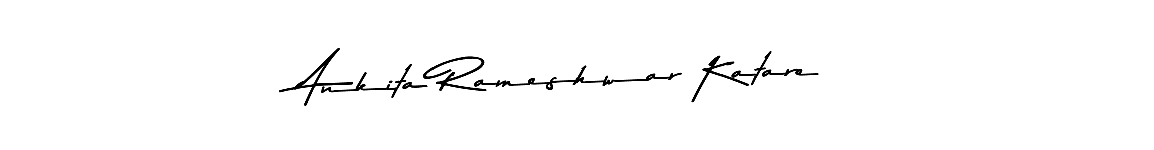 Ankita Rameshwar Katare stylish signature style. Best Handwritten Sign (Asem Kandis PERSONAL USE) for my name. Handwritten Signature Collection Ideas for my name Ankita Rameshwar Katare. Ankita Rameshwar Katare signature style 9 images and pictures png