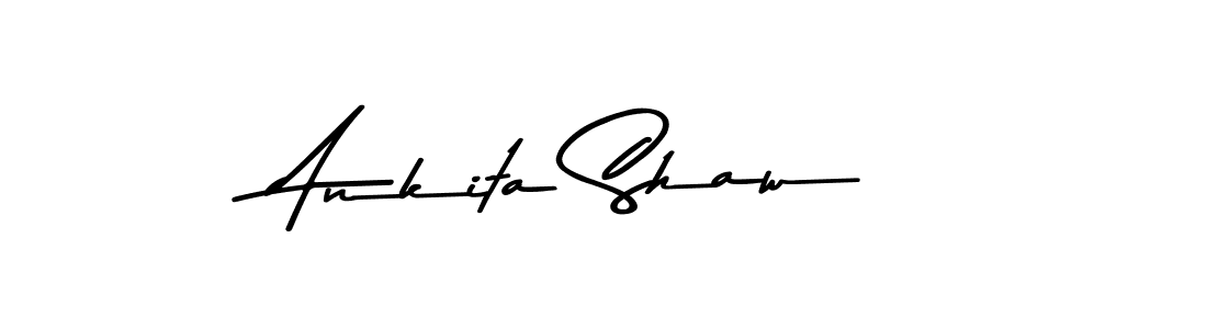 Create a beautiful signature design for name Ankita Shaw. With this signature (Asem Kandis PERSONAL USE) fonts, you can make a handwritten signature for free. Ankita Shaw signature style 9 images and pictures png