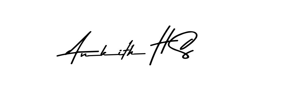 Design your own signature with our free online signature maker. With this signature software, you can create a handwritten (Asem Kandis PERSONAL USE) signature for name Ankith H S. Ankith H S signature style 9 images and pictures png