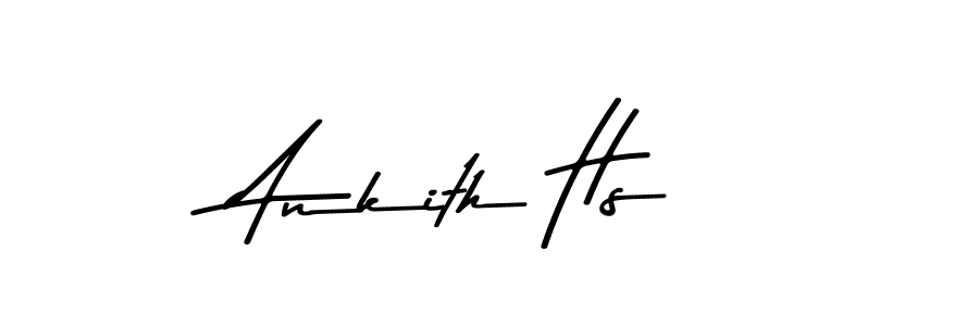 Design your own signature with our free online signature maker. With this signature software, you can create a handwritten (Asem Kandis PERSONAL USE) signature for name Ankith Hs. Ankith Hs signature style 9 images and pictures png