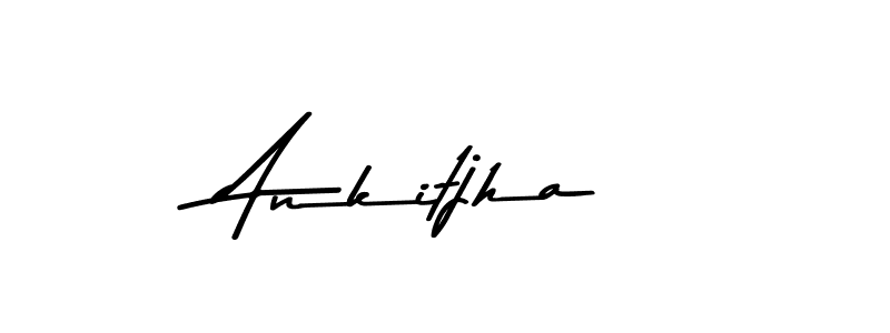 if you are searching for the best signature style for your name Ankitjha. so please give up your signature search. here we have designed multiple signature styles  using Asem Kandis PERSONAL USE. Ankitjha signature style 9 images and pictures png