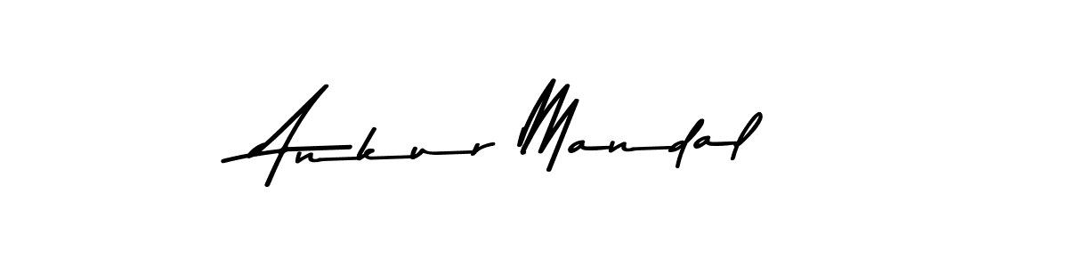 Make a beautiful signature design for name Ankur Mandal. With this signature (Asem Kandis PERSONAL USE) style, you can create a handwritten signature for free. Ankur Mandal signature style 9 images and pictures png