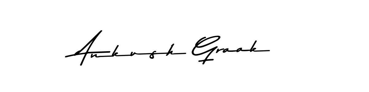 Similarly Asem Kandis PERSONAL USE is the best handwritten signature design. Signature creator online .You can use it as an online autograph creator for name Ankush Graak. Ankush Graak signature style 9 images and pictures png