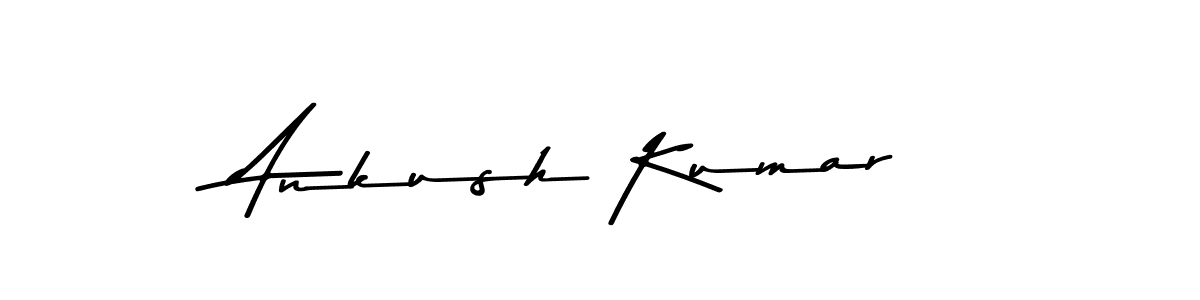 How to make Ankush Kumar name signature. Use Asem Kandis PERSONAL USE style for creating short signs online. This is the latest handwritten sign. Ankush Kumar signature style 9 images and pictures png