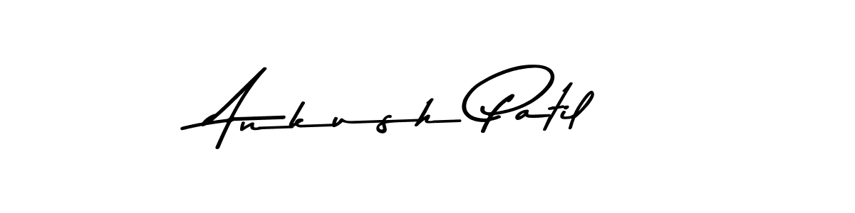 Use a signature maker to create a handwritten signature online. With this signature software, you can design (Asem Kandis PERSONAL USE) your own signature for name Ankush Patil. Ankush Patil signature style 9 images and pictures png