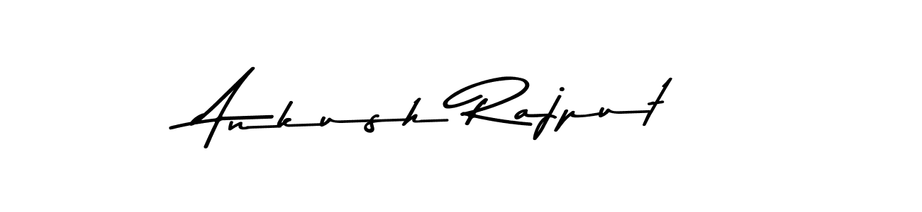 Create a beautiful signature design for name Ankush Rajput. With this signature (Asem Kandis PERSONAL USE) fonts, you can make a handwritten signature for free. Ankush Rajput signature style 9 images and pictures png