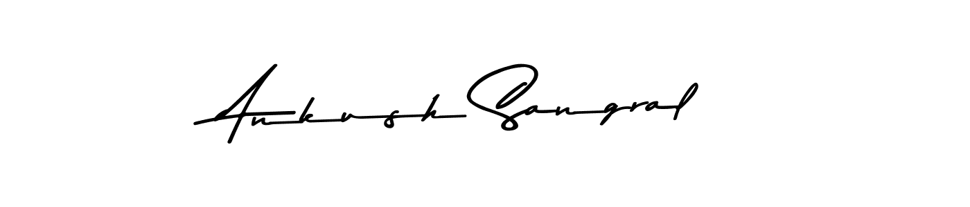 Make a beautiful signature design for name Ankush Sangral. Use this online signature maker to create a handwritten signature for free. Ankush Sangral signature style 9 images and pictures png