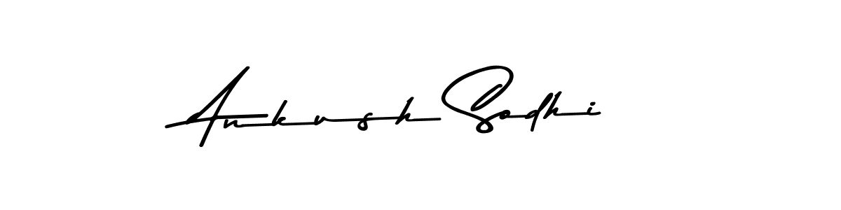 Design your own signature with our free online signature maker. With this signature software, you can create a handwritten (Asem Kandis PERSONAL USE) signature for name Ankush Sodhi. Ankush Sodhi signature style 9 images and pictures png