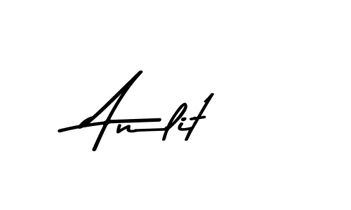 Design your own signature with our free online signature maker. With this signature software, you can create a handwritten (Asem Kandis PERSONAL USE) signature for name Anlit. Anlit signature style 9 images and pictures png