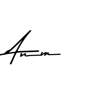 Design your own signature with our free online signature maker. With this signature software, you can create a handwritten (Asem Kandis PERSONAL USE) signature for name Anm. Anm signature style 9 images and pictures png