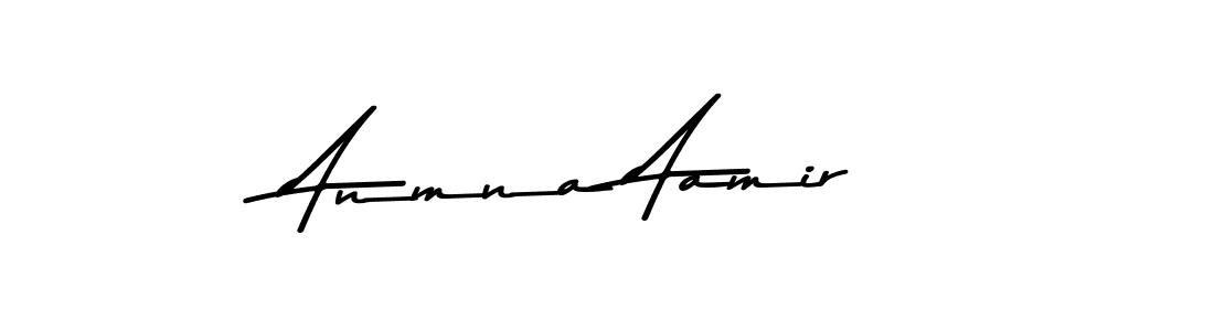 Make a beautiful signature design for name Anmna Aamir. With this signature (Asem Kandis PERSONAL USE) style, you can create a handwritten signature for free. Anmna Aamir signature style 9 images and pictures png