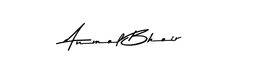 Asem Kandis PERSONAL USE is a professional signature style that is perfect for those who want to add a touch of class to their signature. It is also a great choice for those who want to make their signature more unique. Get Anmol Bhoir name to fancy signature for free. Anmol Bhoir signature style 9 images and pictures png