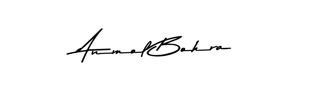 Design your own signature with our free online signature maker. With this signature software, you can create a handwritten (Asem Kandis PERSONAL USE) signature for name Anmol Bohra. Anmol Bohra signature style 9 images and pictures png