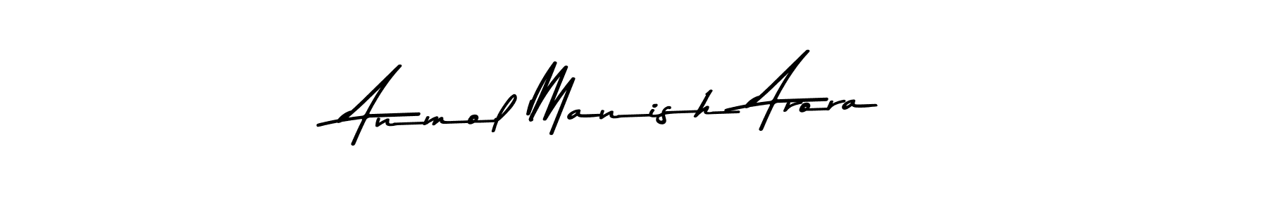 Design your own signature with our free online signature maker. With this signature software, you can create a handwritten (Asem Kandis PERSONAL USE) signature for name Anmol Manish Arora. Anmol Manish Arora signature style 9 images and pictures png