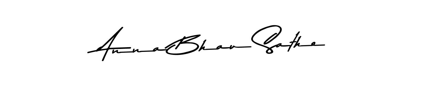 Create a beautiful signature design for name Anna Bhau Sathe. With this signature (Asem Kandis PERSONAL USE) fonts, you can make a handwritten signature for free. Anna Bhau Sathe signature style 9 images and pictures png